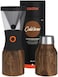 asobu Coldbrew Portable Cold Brew Coffee Maker With a Vacuum Insulated 1 Liter Stainless Steel 18/8 Carafe Bpa Free (Wood.