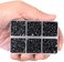 LPBeads 6400 Pieces Hotfix Rhinestones Black Flat Back 5 Mixed Sizes Crystal Round Glass Gems with Tweezers and Picking Rhinestones Pen.