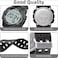 Beeasy Men Digital Sports Watch,Waterproof Watch with Stopwatch Countdown Timer Alarm Function Dual Time Rubber Strap Wrist Watch for Men/Student.