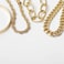 fxmimior Dainty Boho Gold Silver Chain Bracelets Set for Women Adjustable Fashion Beaded Chunky Flat Cable Chain Punk Bracelets Jewelry for Women Gift Set of 4.