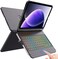 FUWANG Touchpad Keyboard Case for iPad Air 11 inch M2 2024for iPad Air 5th 4th Generation Case with Keyboard 10. 9 inch- 180 Flip Multi-Touch Backlit Keyboard Case with Pencil Holder,Space Black.