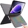 FUWANG Touchpad Keyboard Case for iPad Air 11 inch M2 2024for iPad Air 5th 4th Generation Case with Keyboard 10. 9 inch- 180 Flip Multi-Touch Backlit Keyboard Case with Pencil Holder,Space Black.