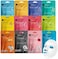 Celavi Cosmetics Face Mask Set Korean Beauty Essence Facial Paper Sheet Mask Korea Skin Care Moisturizing 12 New flavors K-Beauty Skincare 12 masks in a pack Made in Korea.