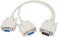 YOUCHENG 30cm DB9 Y Splitter Cable DB9 9 Pin 1 Male to 2 Female Rs232 Serial Splitter Adapter Straight-Through Cable YOUCHENG for Connect Various Serial Interface Devices.
