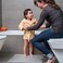 godehone Shower Mats Non Slip Without Suction Cups, 23. 6&times;34. 6 Inch, Bath Mat for Textured Tub Surface, Loofah Mats for Shower and Bathroom, Quick Drying, Grey.