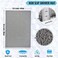 godehone Shower Mats Non Slip Without Suction Cups, 23. 6&times;34. 6 Inch, Bath Mat for Textured Tub Surface, Loofah Mats for Shower and Bathroom, Quick Drying, Grey.