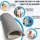 godehone Shower Mats Non Slip Without Suction Cups, 23. 6&times;34. 6 Inch, Bath Mat for Textured Tub Surface, Loofah Mats for Shower and Bathroom, Quick Drying, Grey.