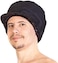 HAIRSOME StreetStyle Shower Cap for Men byReusable Black, Elevated Showering Cap.