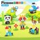PicassoTiles Magnet Cube Building Block 108 Pieces 1" Magnetic Cubes Toy Construction Building Blocks Educational Sensory Toys with Idea Book for SchoolPreschool Kids Boys Girls Toddler PMC108.
