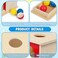 Adena Montessori Object Permanence Box with Tray Three Balls Montesori Infant Toys for 6-12 Month 1. 5 Years Toddlers.