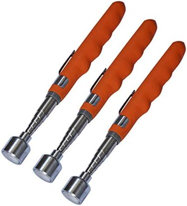 HARDK 3 PCS Telescoping Magnetic Pick Up Tool Extendable 31" 20 lb Telescopic Magnet Stick Extends Tool -Dad Gifts for Men/Boyfriend/Papa/Grandfather,Birthday Christmas Gifts for Men Who Have Everythi