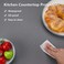 Gartful Extra Large Silicone Mats for Countertop, 28" by 20" Multipurpose Mat, Counter Table Protector, Desk Saver Pad, Placemat Nonstick Nonskid Heat-Resistant Pad, Dark Gray.