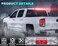 ضوء الفرامل الثالث PIT66 متوافق مع فورد F150 موديلات 2004-2008، ضوء الحمولة الثالث العلوي الخلفي المثبت على السقف، ضوء التوقف، هالوجين، عدسة شفافة/حمراء.