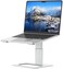 SOUNDANCE Adjustable Laptop Stand for Desk, Computer Stand, Ergonomic Laptop Riser Holder Compatible with 10 to 17. 3 Inches Notebook PC Computer, Aluminum Silver.