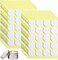 Aubeco 480PCS Candle Wick Stickers, Heat Resistance Double-Sided Stickers with The Little &lsquo;&lsquo;Tail&rsquo;&rsquo;, Adhere Steady in Hot Wax,Wick Stickers for Candle Making.