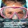 Seago Kids Swim Goggles Snorkel Diving Mask for Youth(5-15, Anti-Fog 180 Clear View.