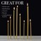 Danilovo Pure Beeswax Candles - No-Drip, Smoke-Less, Tall, Thin Taper Candles &ndash; Decorative Candles for Church Prayer, Decor or Birthday Candles &ndash; Honey Scented Candles &ndash; 6. 5&rdquo;x0. 22&rdquo; (Yellow,100pcs.