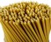 Danilovo Pure Beeswax Candles - Honey-Scented, Decorative Thin Taper Candles - Ideal for Birthday Decoration or Church Prayers - Drip Free, TallSmokeless Pack of 50 pcs, 7. 3 x 0. 24 inch.