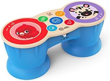 Baby Einstein Upbeat Tunes Magic Touch Wooden Drum​ Musical Toy Ages 6 Months.