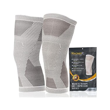 MagnetRX Magnetic Knee Compression Sleeve - (2-PackKnee Support with Magnets for Knee ComfortRecovery - Magnet Knee Brace Support (X-Large.