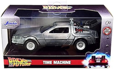 ModelToyCars Delorean DMC Time Machine, Back to The Future I - Jada Toys 32185-1/32 Scale Diecast Model Toy Car.