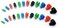ARKSight Green/Red Boresighter&rsquo;s tip adapters for 0. 17 to 0. 78 Caliber Plastic Adapters Universal Arbor (2 Packs.