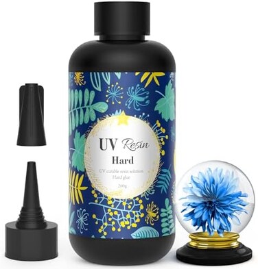 Wayin Clear UV Resin Fast Cure Crystal Clear Epoxy for Jewelry Making and Crafts