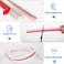 KAYLEINSTER 39Inch Shower Threshold Water Dam Barrier,Shower Dam Water Stopper for Frameless Shower Door Bottom,Silicone Sink Splash Guard for Kitchen Bathroom,Corner Shower Water Guard for Bathtub(Tr