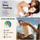 ENGERWALL Fitness Tracker with Step Counter/Calories/Stopwatch, Activity Tracker with Heart Rate Monitor, IP68, Health Tracker with Sleep Tracker, Smartwatch, Pedometer Watch for Women Men Kids.