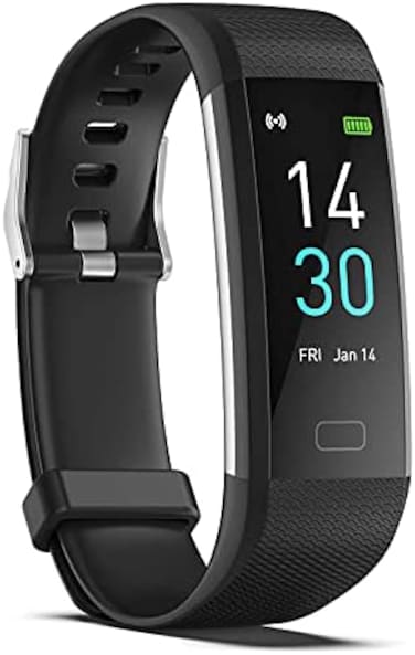 ENGERWALL Fitness Tracker with Step Counter/Calories/Stopwatch, Activity Tracker with Heart Rate Monitor, IP68, Health Tracker with Sleep Tracker, Smartwatch, Pedometer Watch for Women Men Kids.