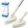 Qaestfy Shower Scrubber Cleaning Brush Combo Bath Tub Tile Cleaner Scrubber Brush with 51'' Adjustable Long Handle Scrub Brush for Bathroom Shower Bathtub Wall Mop Cleaning Scrubbing.