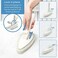 Qaestfy Shower Scrubber Cleaning Brush Combo Bath Tub Tile Cleaner Scrubber Brush with 51'' Adjustable Long Handle Scrub Brush for Bathroom Shower Bathtub Wall Mop Cleaning Scrubbing.