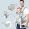 YSSKTC Baby Carrier Ergonomic Infant Carrier with Hip Seat Kangaroo Bag Soft Baby Carrier Newborn to Toddler 7-45lbs Front and Back Baby Holder Carrier for Men/Women Dad Mom.