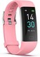 ENGERWALL Fitness Tracker with Step Counter/Calories/Stopwatch, Activity Tracker with Heart Rate Monitor, IP68, Health Tracker with Sleep Tracker, Smartwatch, Pedometer Watch for Women Men Kids.