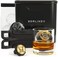 BERLINZO Premium Clear Ice Ball Maker Mold - Whiskey Ice Ball Maker Large 2. 4 Inch - Crystal Clear Ice Maker Sphere - Sphere Ice Mold Maker with Storage Bag - Clear Ice Mold for Clear Sphere Ball Ice
