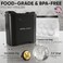 BERLINZO Premium Clear Ice Ball Maker Mold - Whiskey Ice Ball Maker Large 2. 4 Inch - Crystal Clear Ice Maker Sphere - Sphere Ice Mold Maker with Storage Bag - Clear Ice Mold for Clear Sphere Ball Ice