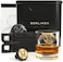 BERLINZO Premium Clear Ice Ball Maker Mold - Whiskey Ice Ball Maker Large 2. 4 Inch - Crystal Clear Ice Maker Sphere - Sphere Ice Mold Maker with Storage Bag - Clear Ice Mold for Clear Sphere Ball Ice