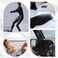 GSAFEME Gel Manicure Gloves Anti UV Fingerless Gloves, UV Gloves for Gel Nails, UPF50UV Protection Gloves for Manicures Nail Art, Skin Protect Hands Moisturizing Gloves, Black Small 1 Pair.