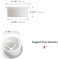 keenkee 6 PCS Flexible Silicone Cable Cord Grommet 1 Inch White Grommets in Desk, Table, and Other Furnitures for Hole Cover, Cable Management, Wire Organizer, Cable Pass Through.