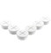 keenkee 6 PCS Flexible Silicone Cable Cord Grommet 1 Inch White Grommets in Desk, Table, and Other Furnitures for Hole Cover, Cable Management, Wire Organizer, Cable Pass Through.