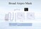 BROAD Holiday Edition AirPro Mask Rechargeable Electrical Air Purifying Respirator with HEPA Filter and an Arm Band Kit.