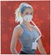 BROAD Holiday Edition AirPro Mask Rechargeable Electrical Air Purifying Respirator with HEPA Filter and an Arm Band Kit.