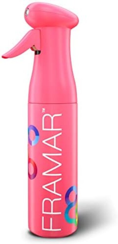FRAMAR Pink Premium Hair Spray Bottle Continuous Mist, Water Spray Bottle For FaceHair, AtomizerPlant Mister Spray Bottle.