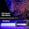 شريط إضاءة LED أسود من GREENIC، 10 واط، 1 قدم، أنبوب إضاءة فوق بنفسجية USB، لوازم حفلات متوهجة في الظلام لتزيين الهالوين، الغرف، طلاء الجسم، الملصقات، كشف البول، عبوة من قطعتين.