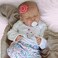 JIZHI Lifelike Reborn Baby Dolls - 17-Inch Baby Soft Body Realistic-Newborn Baby Dolls Full Vinyl Body Poseable Real Life Baby Dolls Girl with Feeding Kit Gift Box for Kids Age 3.
