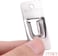 KAFENDA 90 Degree Right Angle Door Lock Buckle Safety Door Lock Bolt, Stainless Steel Door Latch for Wooden Fences, Doors, Windows, Safety Sliding Door Latch&hellip; (Silver.