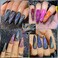 MIZHSE 10ml Universal Rainbow Cat Eye Gel Nali Polish Laser Holographic 9D Cat Eye Gel Polish Soak Off LED U V Gel Nail Art Varnish with Magnetic.