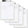 U Brands Contempo Magnetic Dry Erase Board Bundle, 8. 5&rdquo;x11&rdquo;, White Modern Frame, includes 4 Boards, 4 Markers, and 4 Magnets.