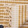 Kalkedon Towels Organic Turkish Cotton Hand for BathroomOversized - 17 x 35 InchesLarge Soft Plush Fluffy Highly Absorbent for Kitchen, Hand and Face (Mustard, Hand Towel.