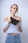 Deanfun Cosmetic Bag for Women, Durable Polyester Makeup Bag Organizer Travel Waterproof Roomy Accessories Daisy Purse Bag Gifts(52366.